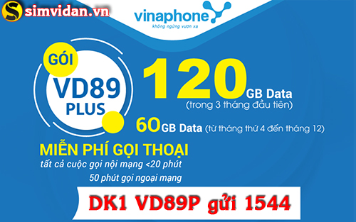 gói cước 4g giá rẻ VD89P của Vinaphone