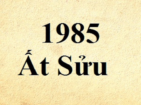 Sim năm sinh 1985